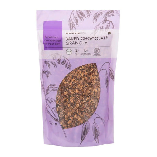 Woolworths Baked Chocolate Granola 750g