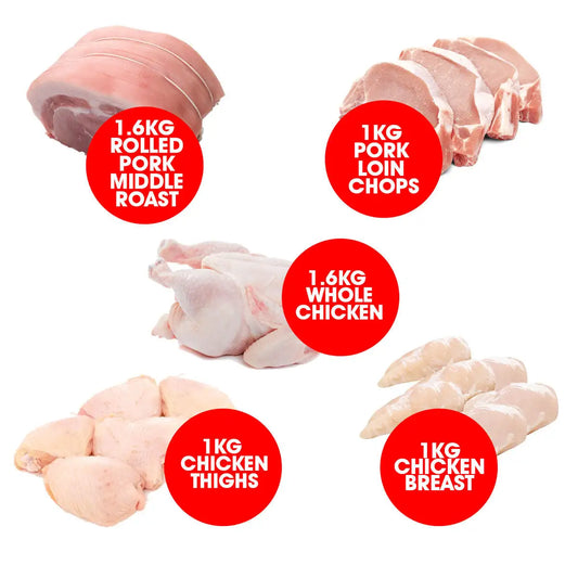 Pork & Chicken Meat Box - Fresh in a Box