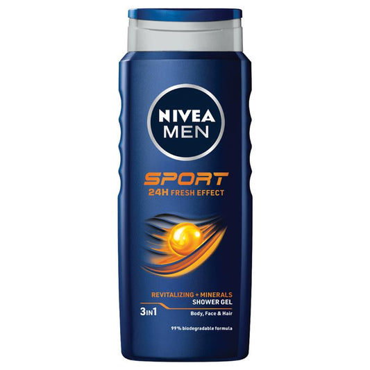 Nivea Men Sport Shower Gel 500ml - Fresh in a Box